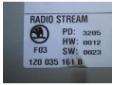 cd audio skoda octavia 2 1.9tdi bkc 1z0035161b
