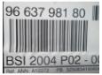 vindem tablou sigurante 9663798180 peugeot 308 1.6hdi
