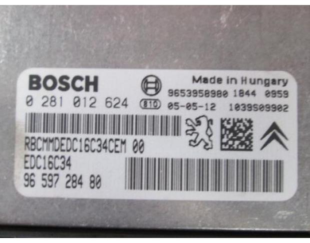 calculator motor citroen c5 1.6hdi 9hy 0281012624