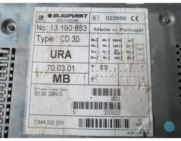 cd audio 13190153 opel corsa c 1.2b