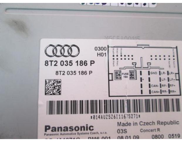 cd audio audi a4 2.0tdi cag cod 8t2035186p