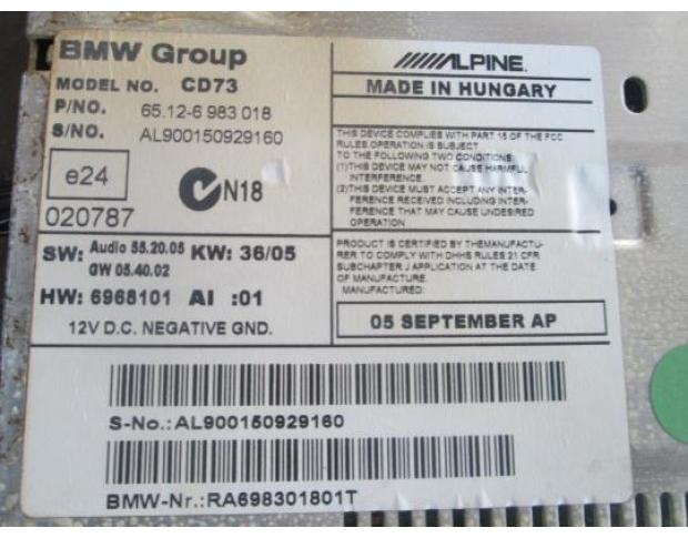 cd audio bmw 330 3.0d e90 cod 6983018