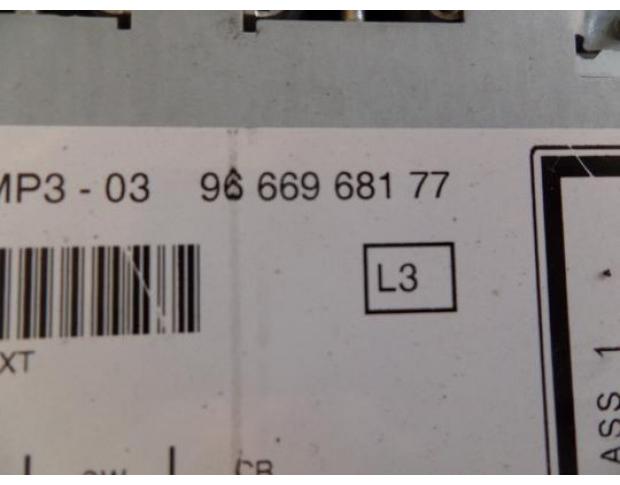 cd audio citroen berlingo 1.6hdi 9666968177