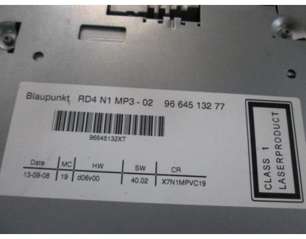 cd audio citroen berlingo 1.6hdi 9h02 9664513277