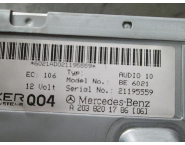 cd audio mercedes c 200 kompressor cod a2038201786