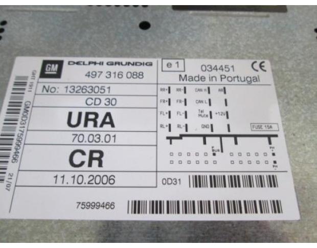 cd audio opel astra h 1.3cdti 13263051