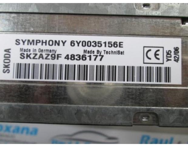 cd audio skoda fabia 1.4 16v bbz 6y0035156e