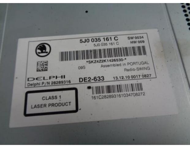 cd audio skoda fabia scout 1.2tsi cbzb 5j0035161c