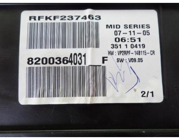 ceas bord renault megane 2 cabrio 1.6 16v cod 8200364031f