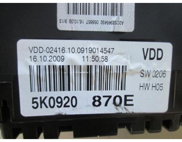 ceas bord vw golf 6 2.0tdi 5k0920870e
