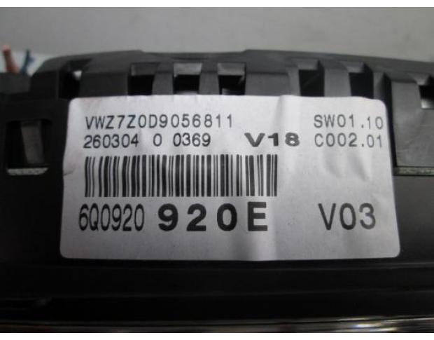 ceas bord vw polo 9n 1.9tdi atd 6q0920920e