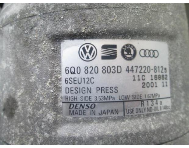 compresor de clima 6q0820803d skoda fabia 1.9tdi atd