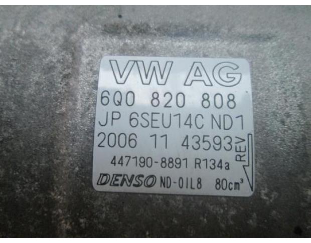 compresor de clima 6q0820808 skoda fabia 1.4tdi bnm