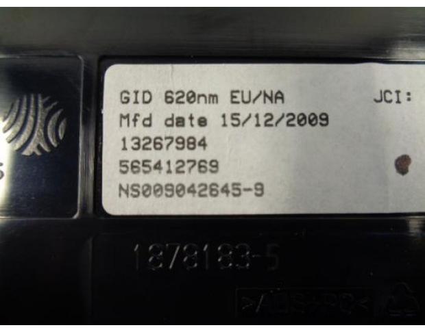 display bord opel astra j 1.4b z14xer 13267984