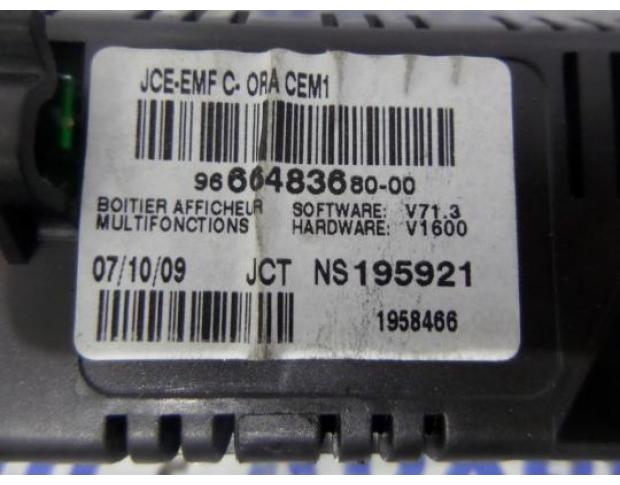 display bord peugeot 207 1.6hdi 9666483680