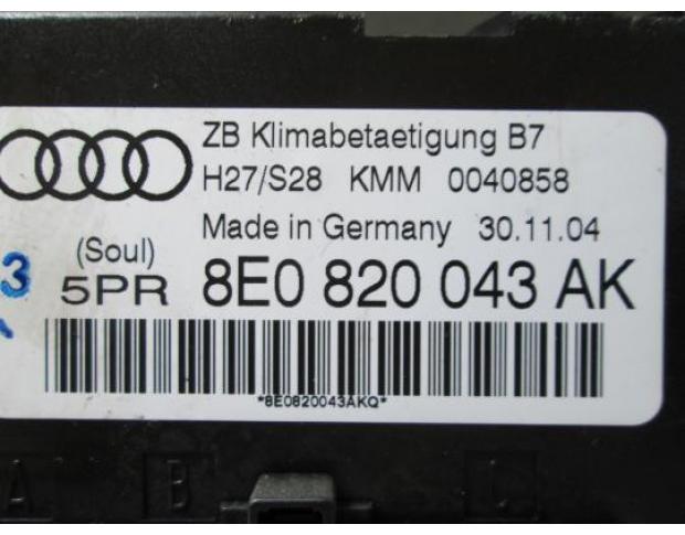 display clima audi a4 2.0tdi bna cod 8e0820043ak
