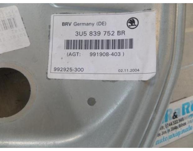 macara geam stanga spate skoda superb 1.9tdi 101cp avb 3u5839752br