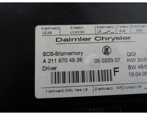 modul reglaj scaun mercedes ml 3.0cdi a2118704926