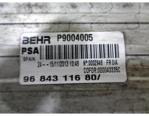 radiator intercoler citroen ds3 1.6hdi 9h06 9684311680