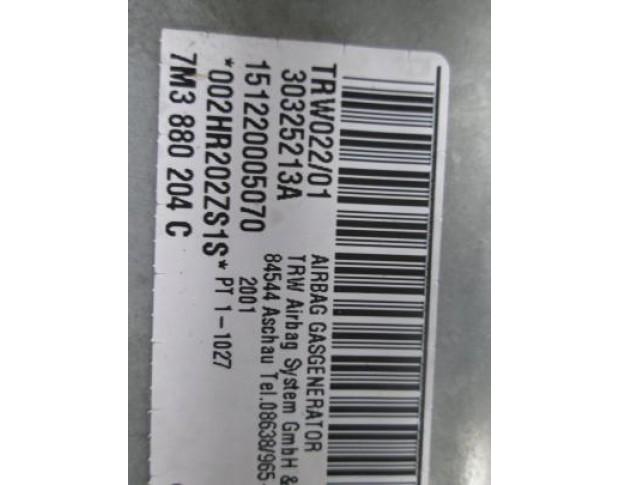 vand airbag pasager vw sharan an 2001-2005 7m3880204c