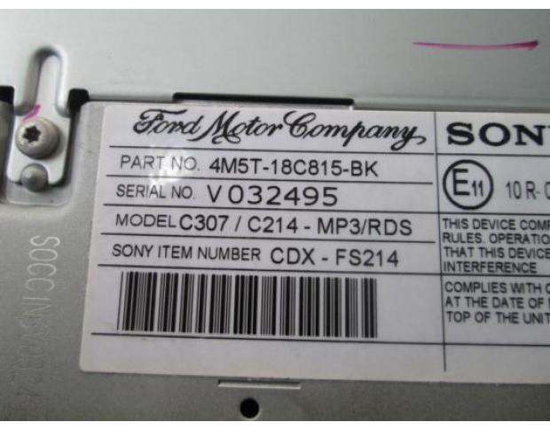 vindem 4m5t18c815bk cd audio ford focus 2 tdci