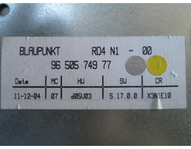 vindem cd audio 9650574977 peugeot 407 2.0hdi rhr