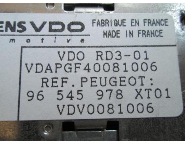 vindem cd audio 96545978xt01 peugeot partner 1.9 wjy