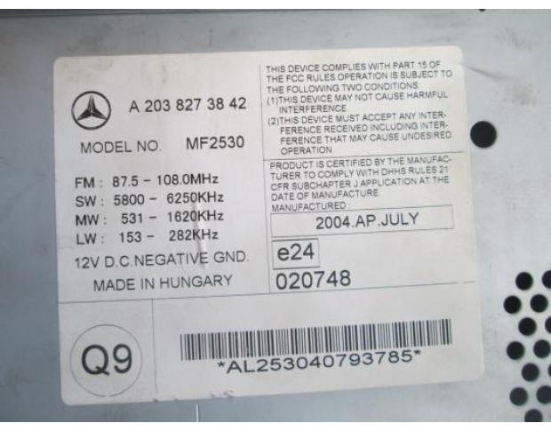vindem cd audio mecedes c 220 cdi cod a2038273842