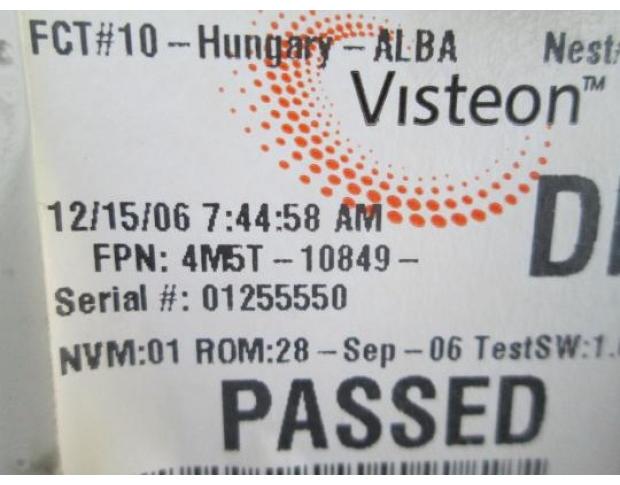 vindem ceas bord ford focus 2 1.6tdci hhda cod 4m5t10849