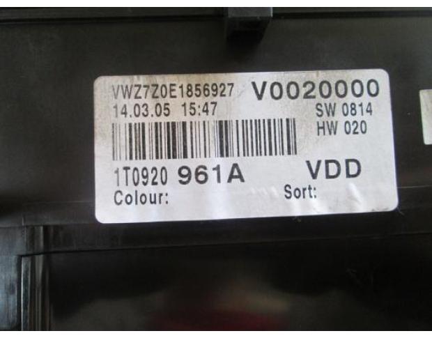 vindem ceas bord vw touran 2.0tdi bkd cod 1t0920961a