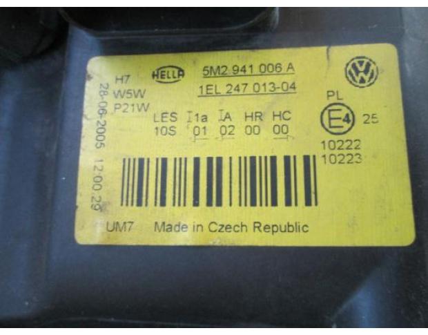 vindem far dreapta vw golf 5 1.9tdi cod 5m2941006a