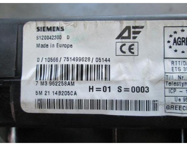 vindem tablou sigurante vw sharan 1.9tdi cod 7m3962258am